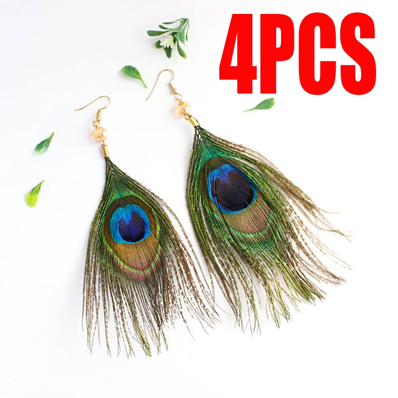 2 пары цветных Ретро креативных трендовых винтажных ювелирных серег Роскошные