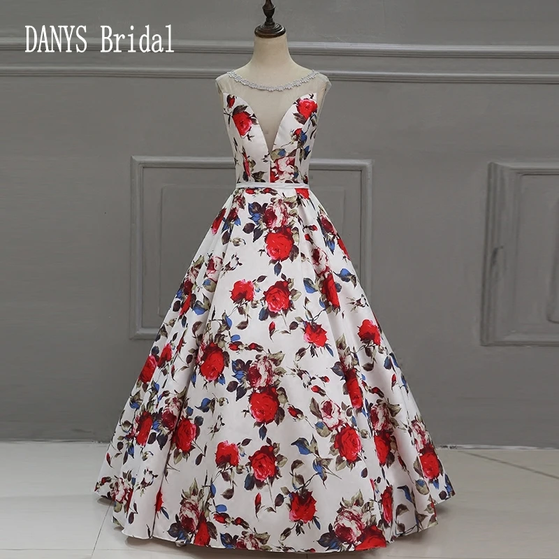 Сексуальные цветочные искусственные вечерние свадебные платья на продажу