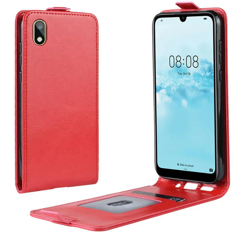 Red Huawei Honor 8 S Чехол Honor 8 S Чехол кошелек из искусственной кожи чехол для телефона huawei Honor 8 S 8 S Honor8S KSE-LX9 LX9 Чехол Флип 5,71 - Цвет: Red
