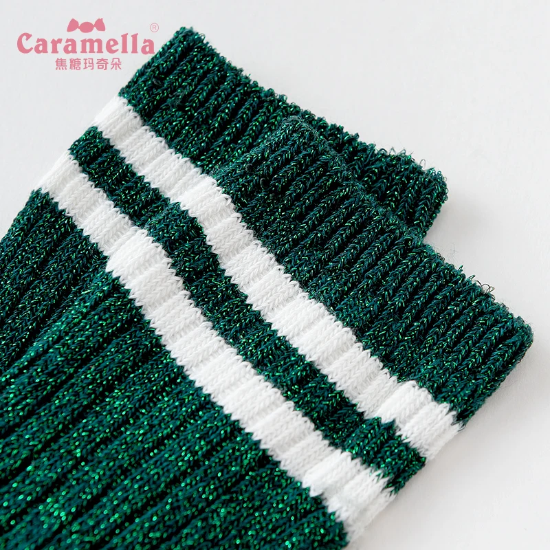 Женские носки карамеллы модные блестящие хлопковые милые короткие в стиле