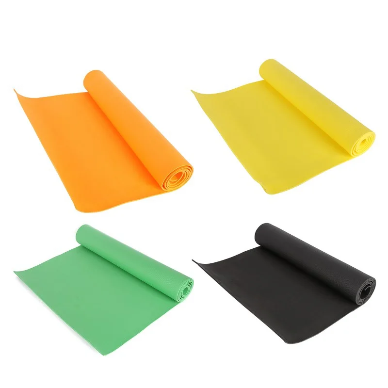Коврики для йоги из ЭВА 4 мм нескользящее одеяло гимнастический Спорт похудения