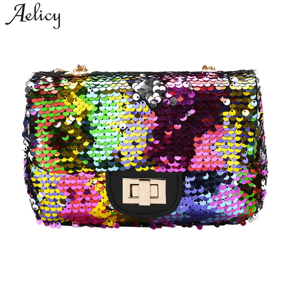 Aelicy роскошные новые европейские и американские модные сумки с пайетками на