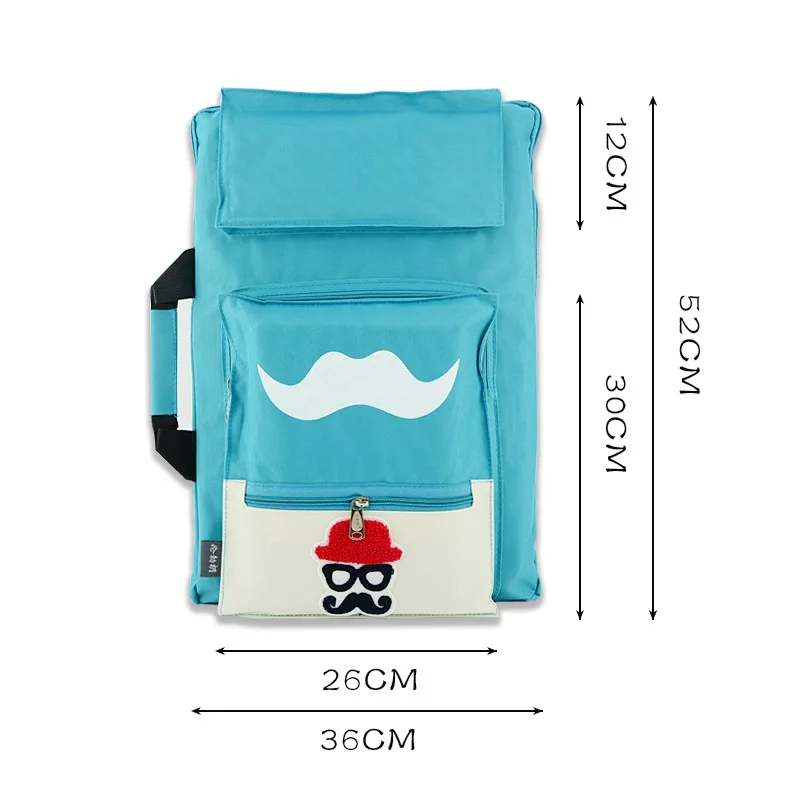 Детская художественная сумка для рисования набор дорожная 8 к эскизов на холсте