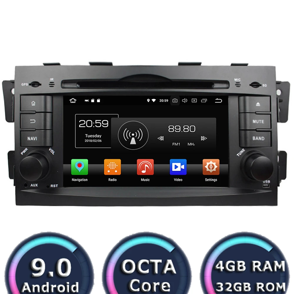 Roadlover Android 9 0 автомобильный DVD плеер авторадио для KIA mohas Borrego 2008 2009 2010 Стерео GPS
