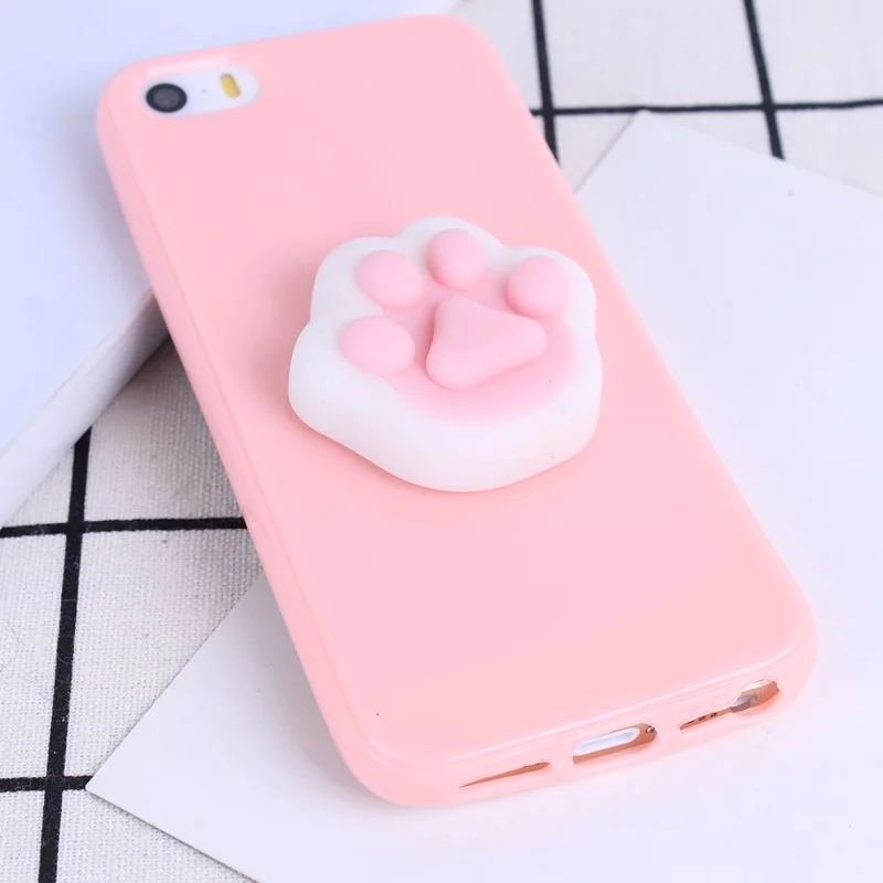 Чехол для iPhone 7 мягкое 3D Мягкие сжатия конфеты ТПУ силиконовый чехол тонкий