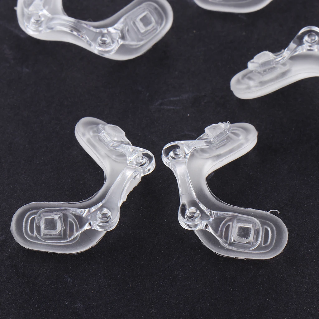 5 пар детских очков Силиконовые носовые упоры Нескользящие тонкие для