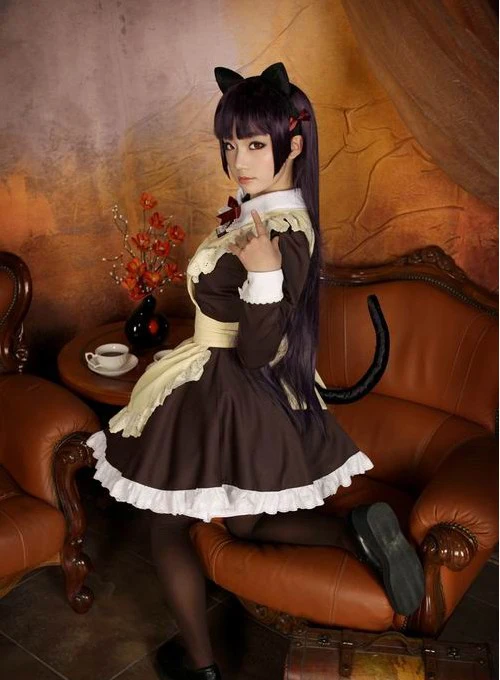 Руд no Imouto ga Konna ni Kawaii Wake ga Nai костюмы Косака кирино/Гоку Рури костюм горничной для косплея