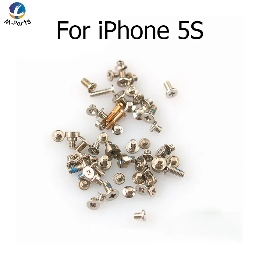 Полный набор из 10 винтов для iPhone 4 4S 5 5S 6 6S Plus 7 8 X 5C с противоскользящей краской |
