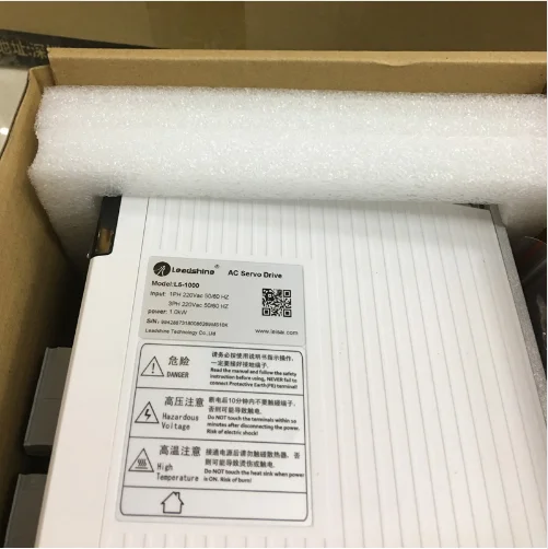 Низкая стоимость Leadshine 1000 Вт AC Серводвигатель L5-1000 и мотор ACM8010M2H-51-B