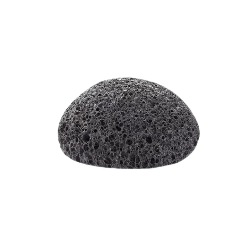 Black Косметическая губка HAICAR из горячего натурального волокна Конняку для умывания лица, увеличивающаяся губка для отшелушивания, косметическая губка Jan16 - Цвет: Black