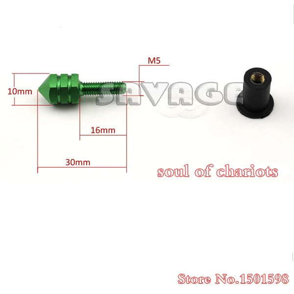 Новый дизайн Лобового Винты Мотоциклов Универсальный Ветрового Болты Комплект