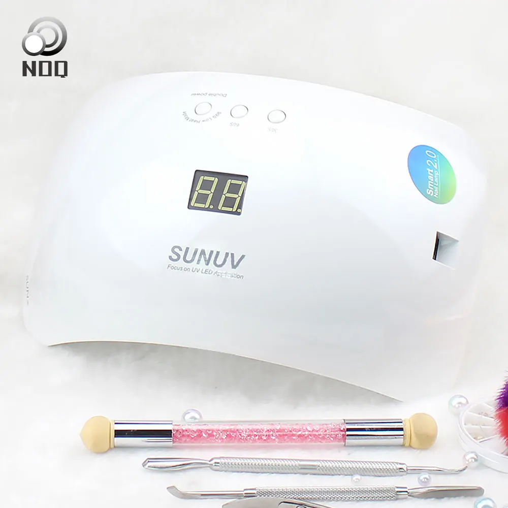 NOQ SUN8 УФ лампа УФ светодиодные лампы для ногтей Sunuv 48 Вт светильник Сушилка для ногтей для маникюра терапия Лечение отверждения гель Lampara