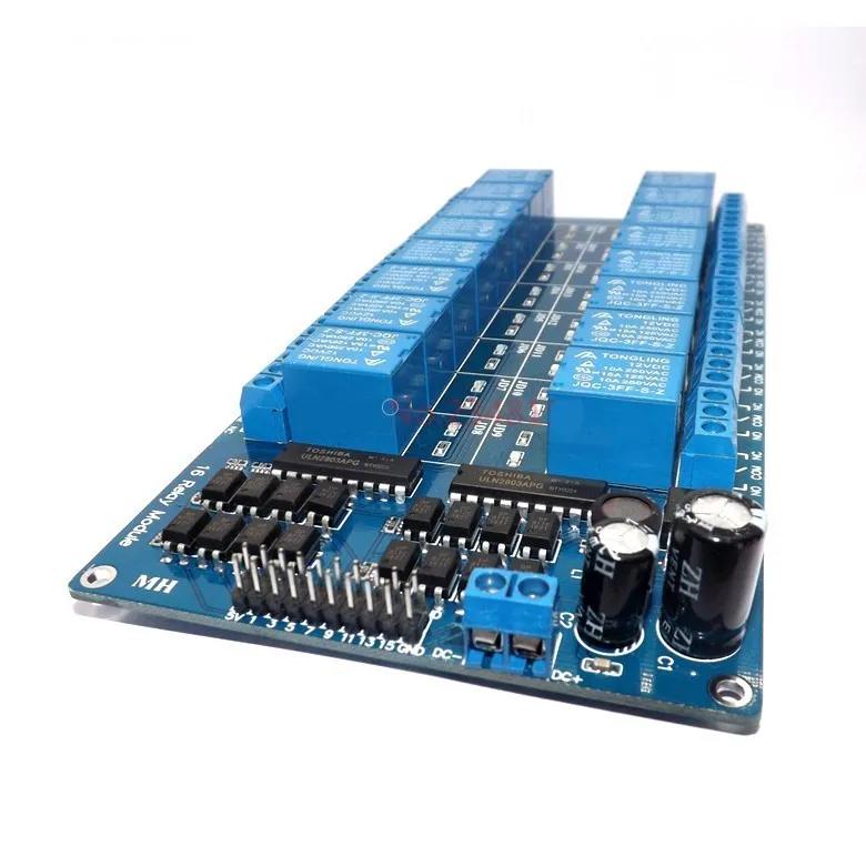 Thinary Electronic 5 в 16 канальный релейный модуль для arduino ARM PIC AVR DSP электронная релейная