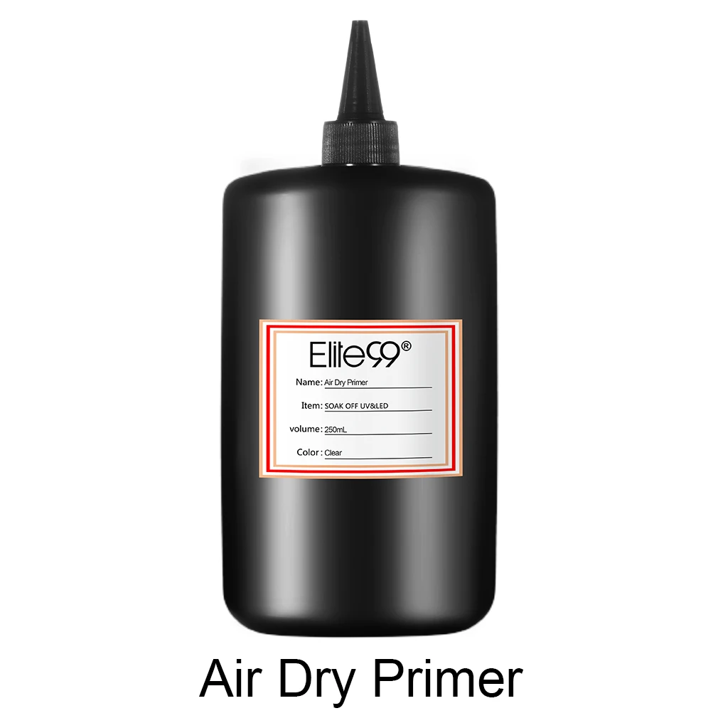 Air Dry Primer Elite99 250 мл металлическое усиленное матовое верхнее Базовое покрытие воздушная сухая грунтовка протрите и не протрите отмачивайте УФ Гель-лак гель-лаки для дизайна ногтей - Цвет: Air Dry Primer