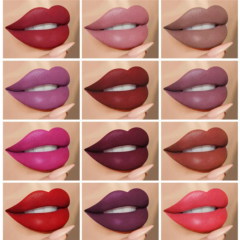 Матовая жидкая помада для милого кота телесный блеск губ макияж пигментный тинт