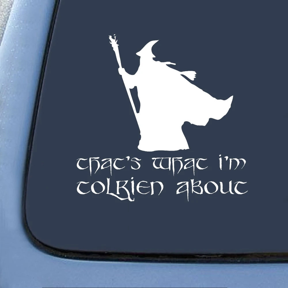 25*25 см это то что я Tolkein о цитате стикер водонепроницаемый мастер дизайн окна