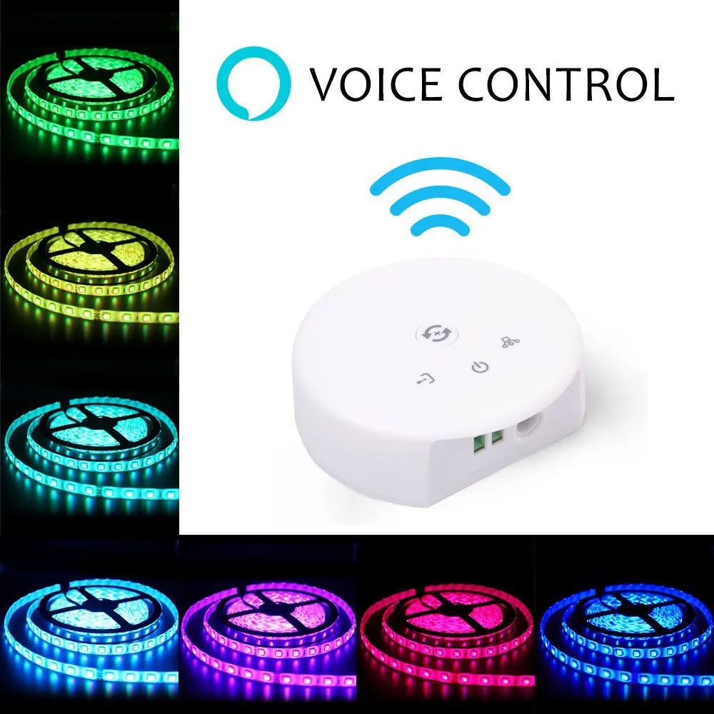 Wi-Fi Беспроводной Smart Управление Лер работа с 4-контакты/5-контакты RGB/RGBW 5050/3528