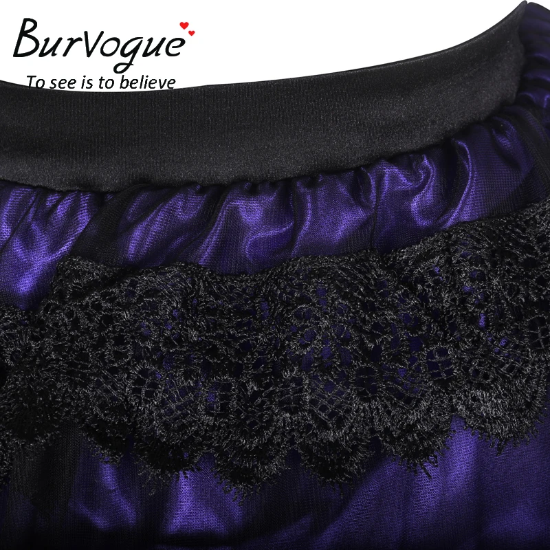 Юбка женская плиссированная средней длины из тюля в готическом стиле|steampunk