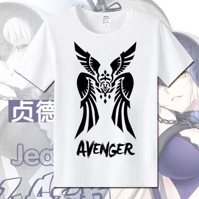 Pattern 21 Fate/Grand Order Joan of Arc, хлопковые футболки для женщин, Студенческая футболка Jeanne d'Arc, летняя одежда с круглым вырезом и коротким рукавом, футболки - Цвет: Pattern 21