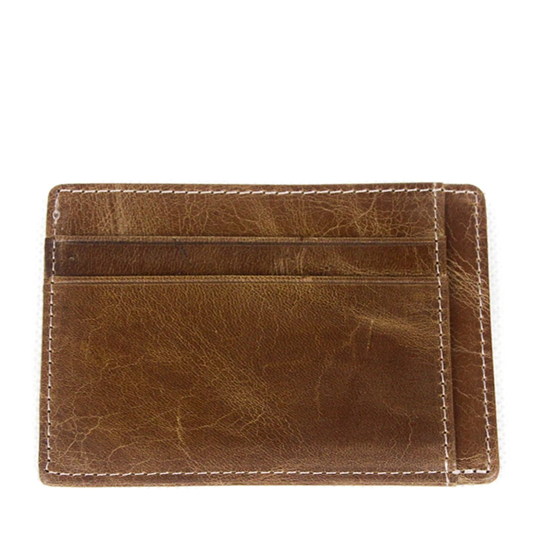 МVА Новое Прибытие Банк Кредитная Карта Держатель для Мужчин Подлинной кожа