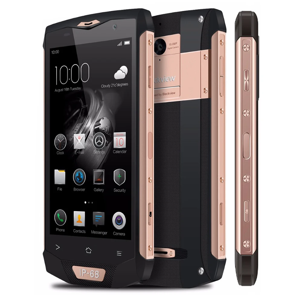Blackview BV8000 Pro IP68 водонепроницаемый ударопрочный мобильный телефон 5," MTK6757V Восьмиядерный Android 7,0 6 Гб ram 64 Гб rom 4G смартфон