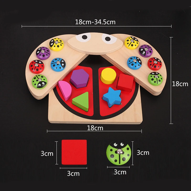 Материалы Монтессори Обучающие деревянные игрушки для детей раннее обучение