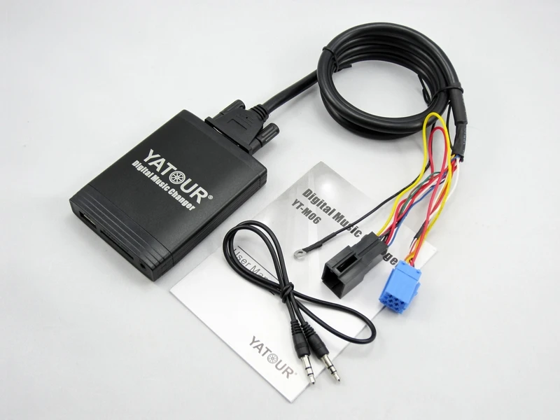Автомобильный MP3 плеер USB цифровой CD музыкальный чейнджер для ISO 8 Pin VW Audi Skoda Seat AUX SD