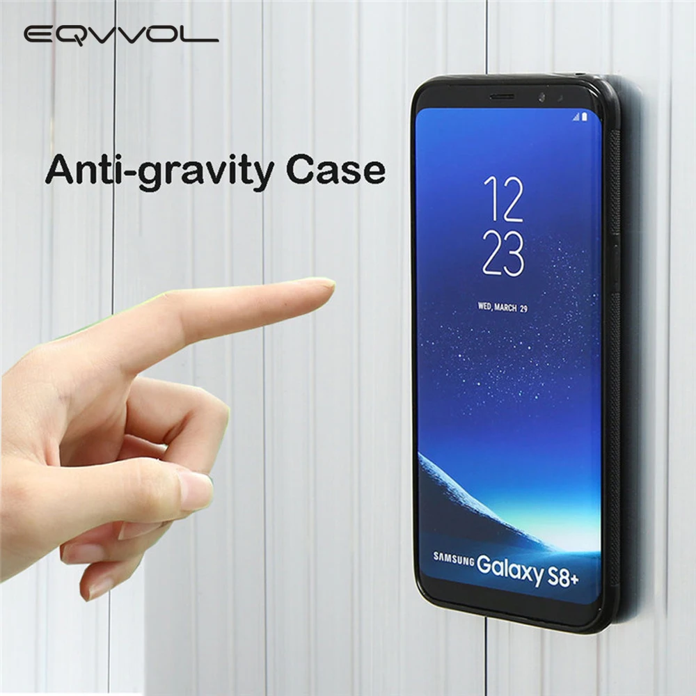 Eqvvol модный антигравитационный чехол для телефона для samsung S9 S8 S7 S6 S5 Edge Plus Note 8 7 5 4 чехол s антигравитационный TPU чехол для телефона
