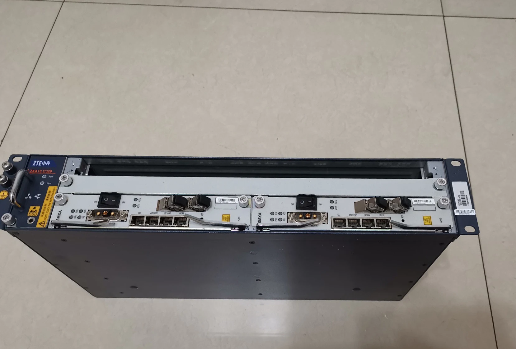 Б/у zte ZXA10 C320 GPON/EPON OLT, SMXA* 2 DC power, может поддерживать Gpon/карта EPON, тест хорошо