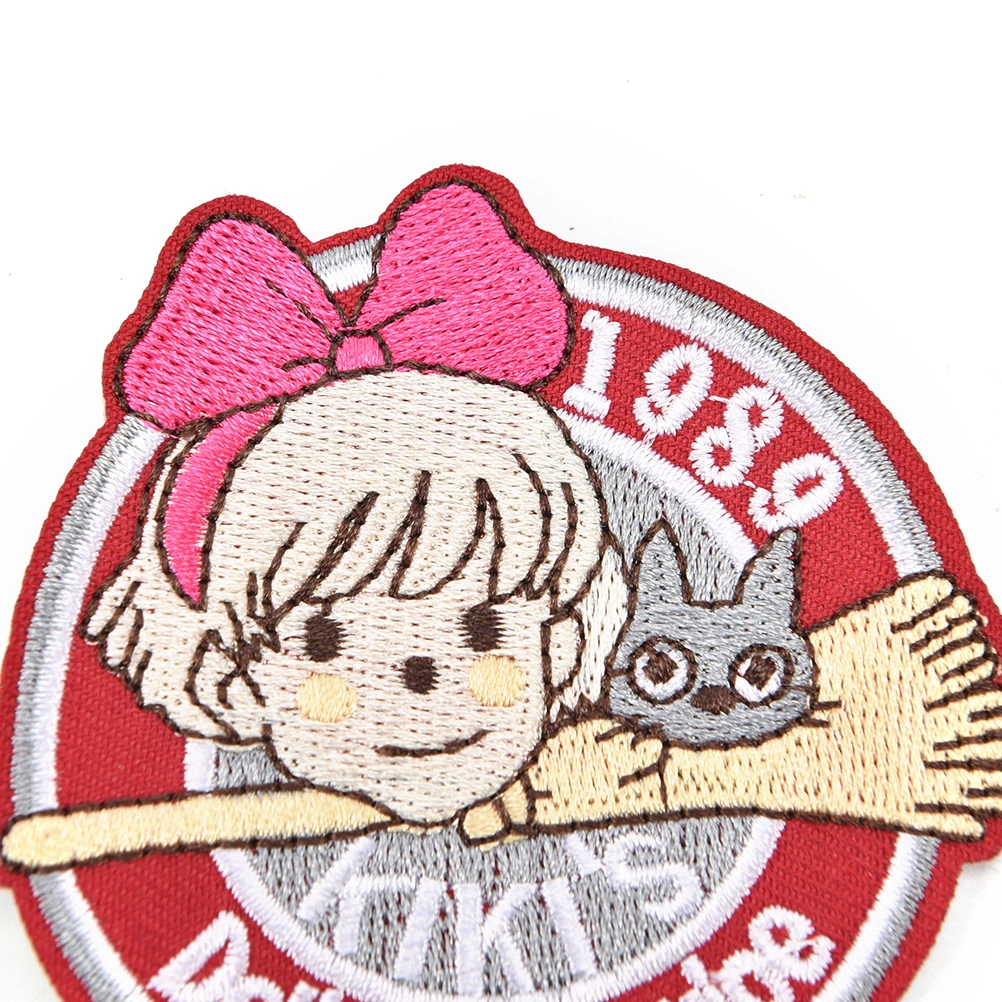 Новинка 1989 нашивка Kiki's Delivery Service вышитая аниме пришивная термоаппликация