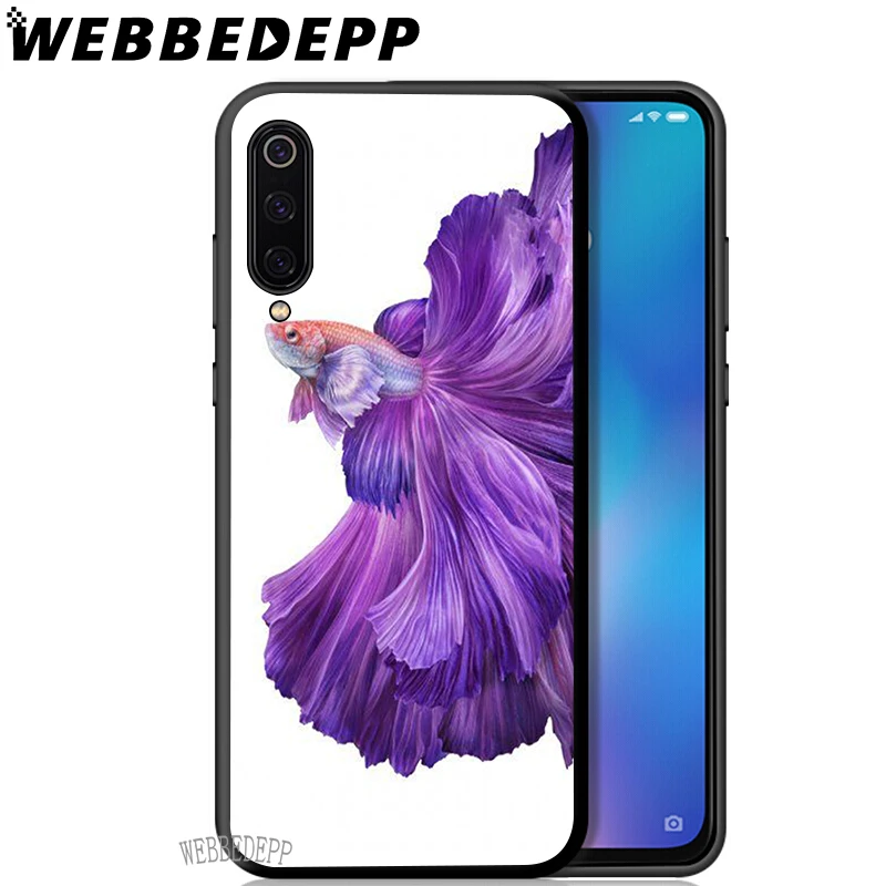 WEBBEDEPP Betta Fish мягкий чехол из ТПУ для Xiaomi Mi 6 8 A2 Lite 9 Pro A1 Mix 2s Max 3 F1 | Мобильные телефоны