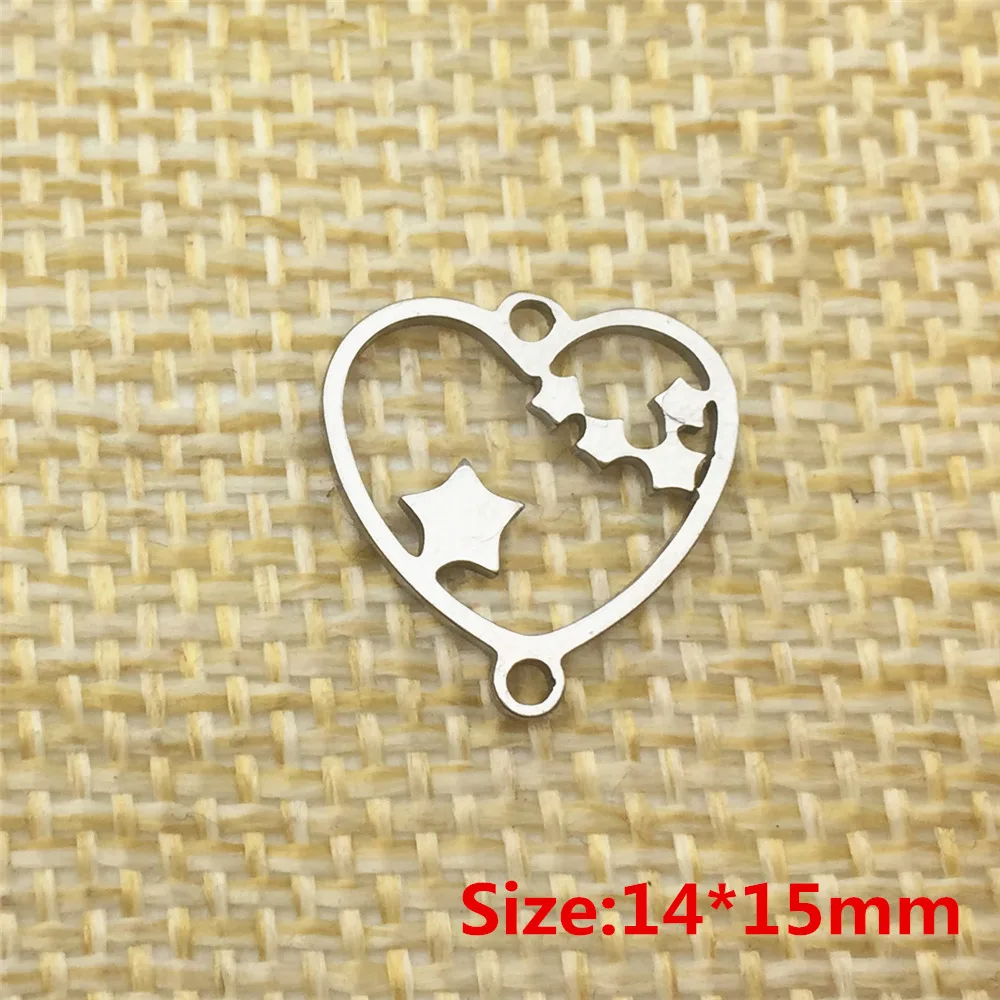 10 шт. соединители из нержавеющей стали|Ювелирная фурнитура и компоненты| |