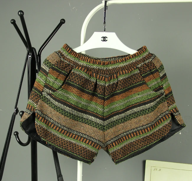 Горячая стиль мода беременна Осень и зима с шерсти брюки шорты женский народный