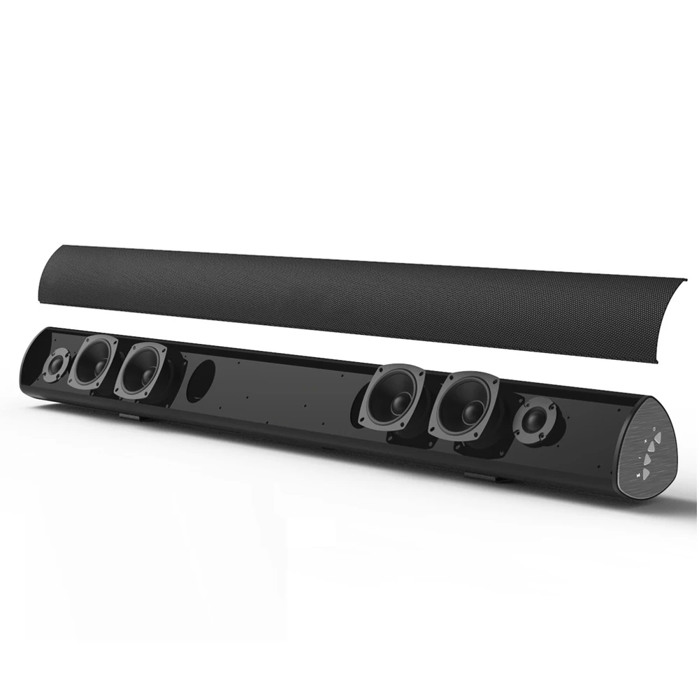 Bluetooth Soundbar 38inc домашний кинотеатр система ТВ сабвуфер динамик с 3 Аудио режим 6
