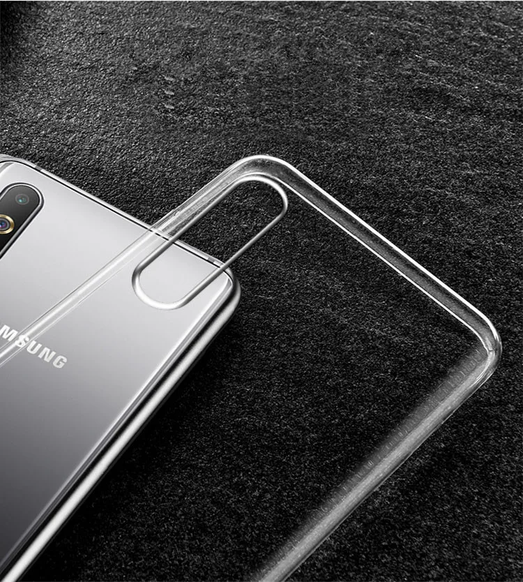 Мягкий чехол из ТПУ для Samsung A50 A11 A01 A10S A20S A21S прозрачный A30 A305F A305 A7 2018 S10 E Plus Lite