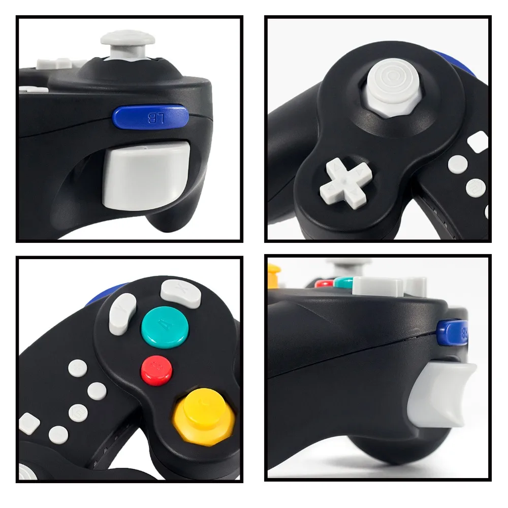 EXLENE Bluetooth беспроводной контроллер Gamecube для Nintendo Switch перезаряжаемый управление