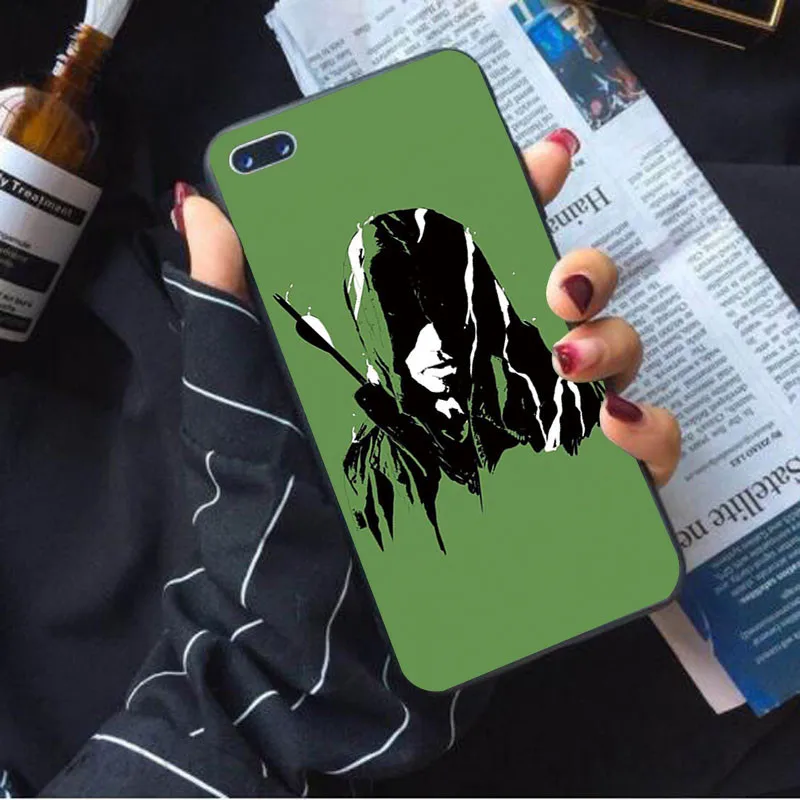Чехол для телефона Зеленая Стрела, мягкий чехол для iphone 8 7 Plus X 6 6 S XS Max xr SE 10 5 5S, крутой дизайн, силиконовый чехол для мобильного телефона