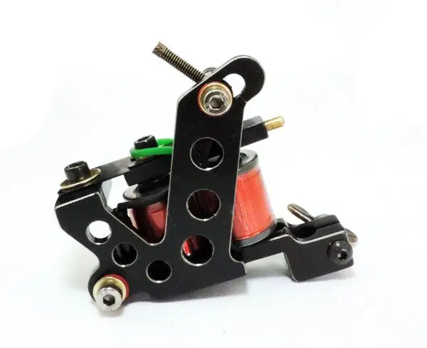 

Professional Iron Tattoo Guns T-Dial Tattoo Machines 10 Wrap Coils Tatoo Machines Liner Black Guns For Tattoo Supplies