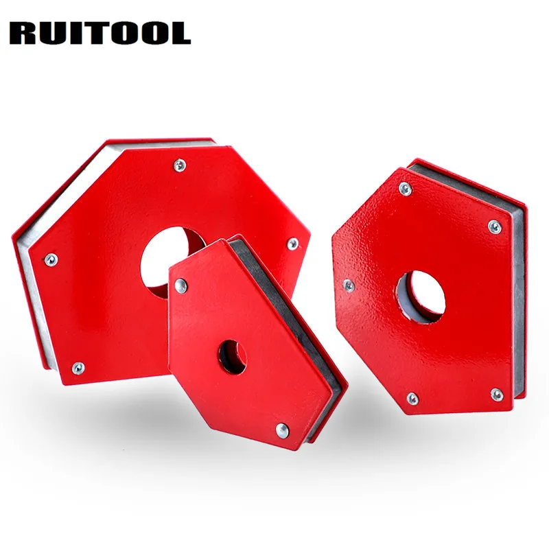 Многоугольный сварочный держатель RUITOOL мощный магнитный зажим 25 фунтов 55 80 для