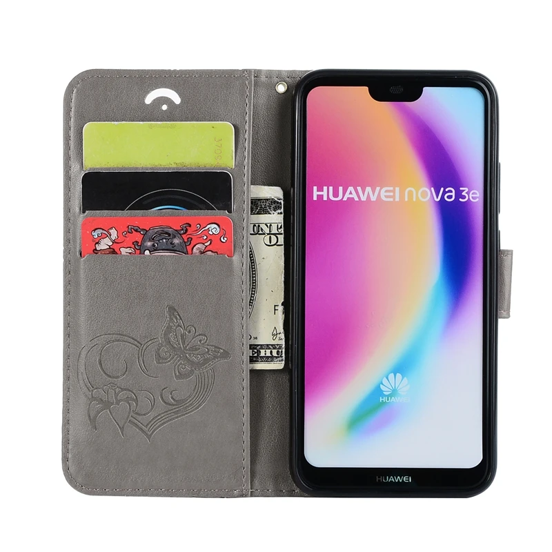 Кожаный бумажник чехол для huawei P20 Lite P20Lite Стенд Флип Мода случае ANE-AL00 ANE-TL00 ALE-LX1 Nova3e