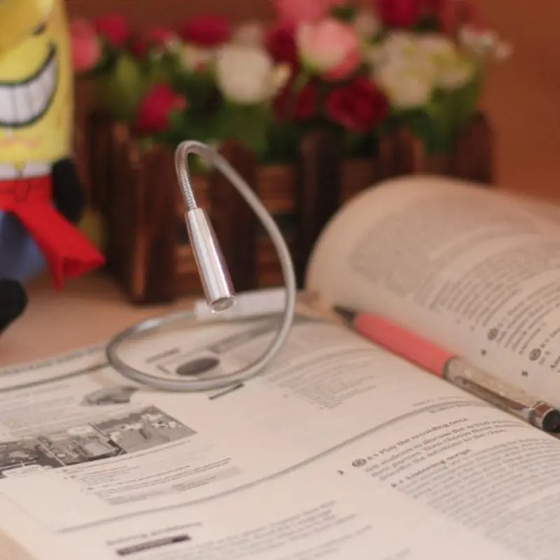 Компьютерная периферия USB светодиодный гусиная шея маленькая настольная лампа