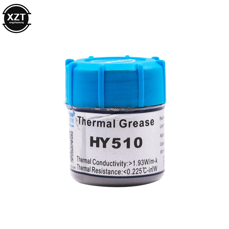 Термопаста HY510 для радиаторов ЦП и ГП серая силиконовая теплопроводная