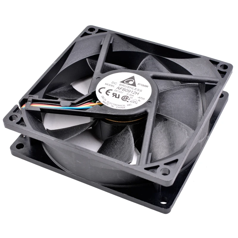 Абсолютно Новый оригинал AFB0912H 9 см 9225 92 мм вентилятор DC12V 0.30A 4 проводный ШИМ
