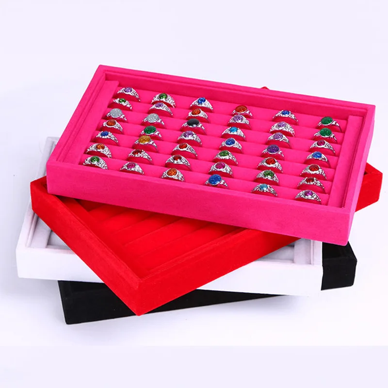 FUNIQUE бархатная подставка-держатель для ювелирных изделий Прямоугольник