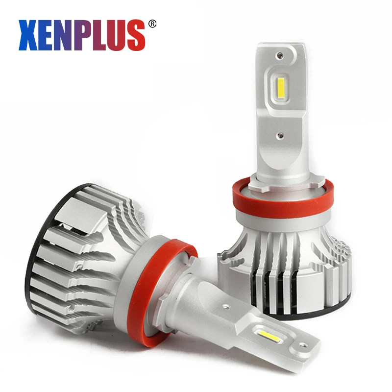Xenplus 2шт H11 Светодиодный светильник для автомобиля мини размер H4 h7 h8 h9 hb3 hb4 h13 h1 h3 880