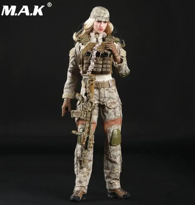 head clothes body 1/6 комплект одежды с рисунком американского котика CP Camo женский солдатский набор FG015 для 1" Женский кукольный корпус - Цвет: head clothes body