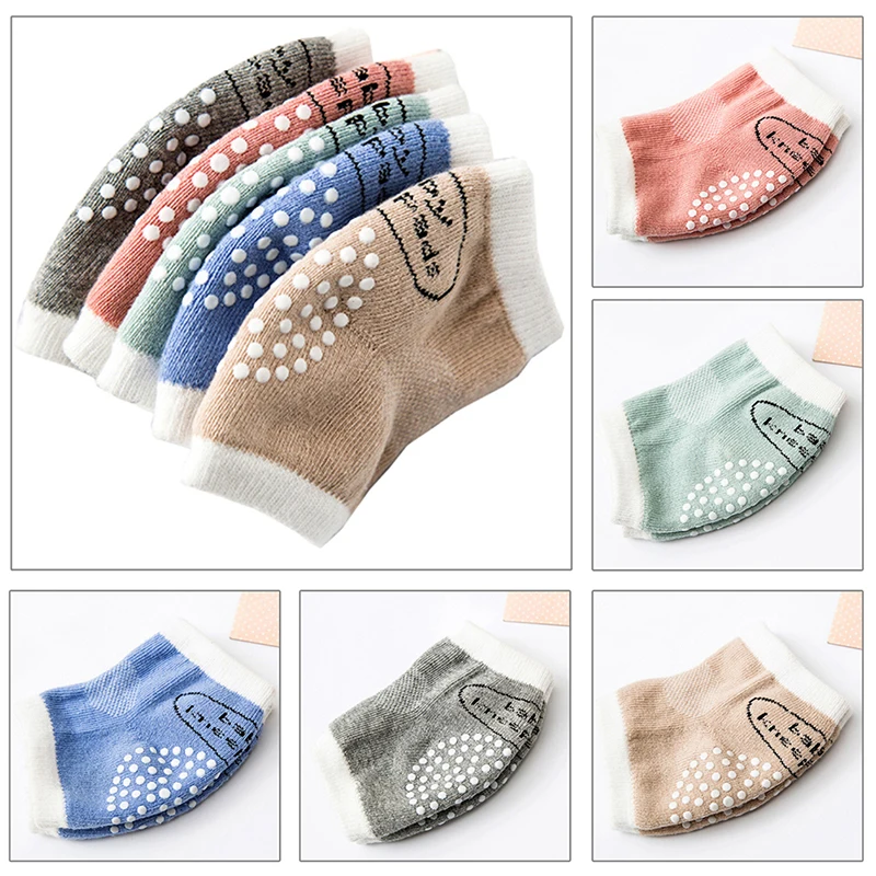 

1 Pair Baby Kid Knee Pads Leg Warmers Protector Baby Knees Protector Warmer Baby Crawling Protector Anti Slip Crawling Accessory