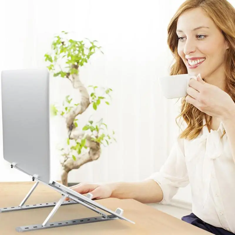 Универсальный портативный подставка для ноутбука Регулируемый подъемный
