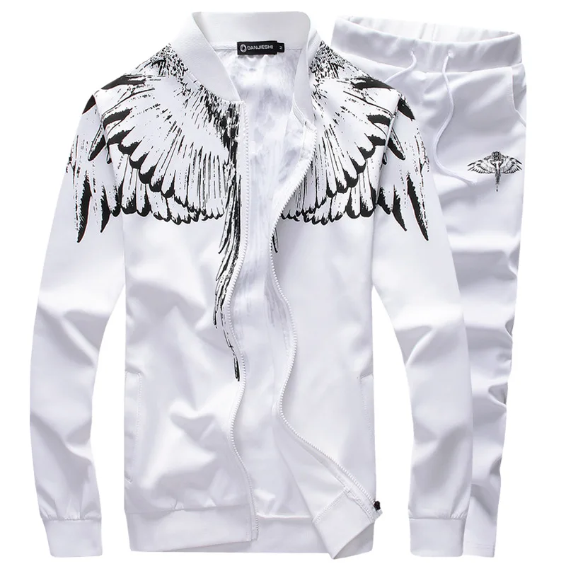 Мужской костюм спортивный тонкий Повседневное комплект из 2 предметов