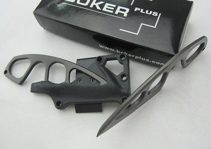 Top sale Boker hunting knife 5Cr15 56HRC coating titanium ABS case fixed blade tactical knives for outdoor survival | Инструменты